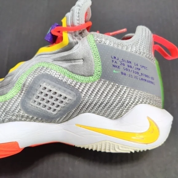 Nike LeBron Soldier 14 'Hare' Multicolor Basketball Sneakers Men Shoes Sz 11.5